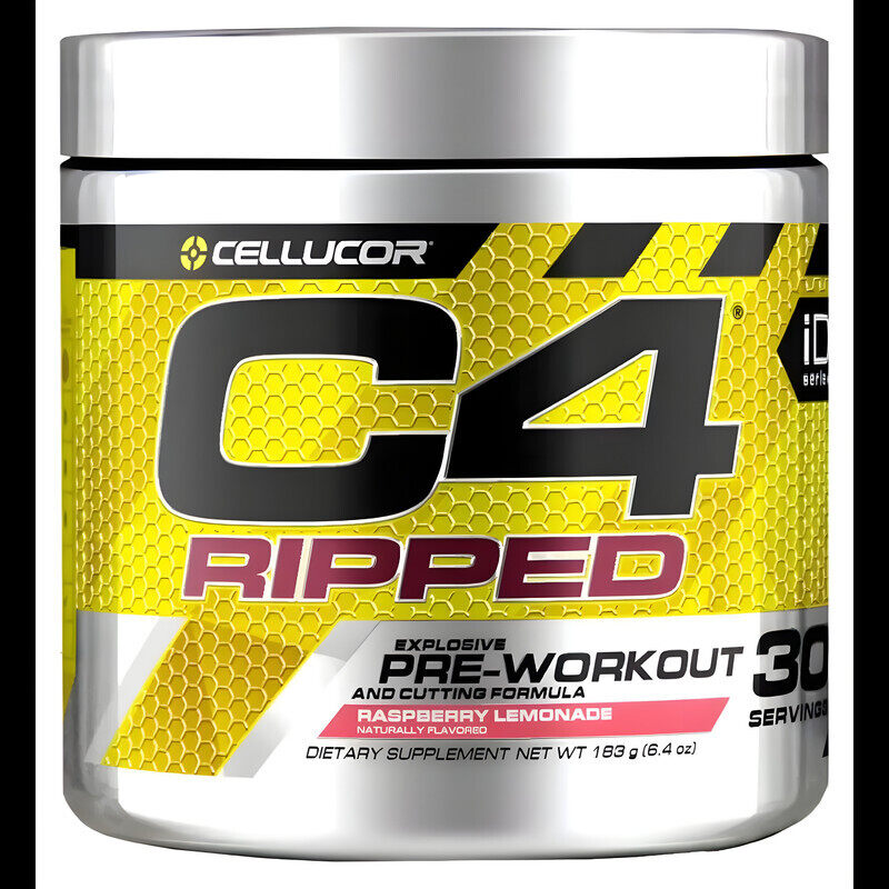 

Cellucor C4 Ripped, Advanced Pre Workout, 192g, Raspberry Lemonade, 30 Servings
