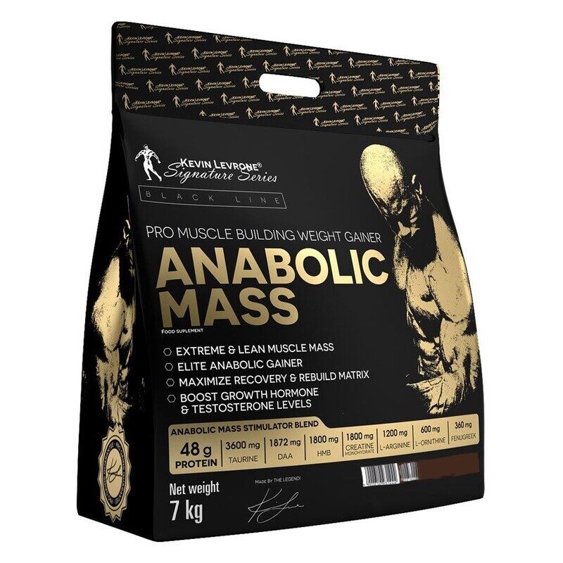 

Kevin Levrone, Anabolic Mass, 7Kg, Chocolate, 42g Protein, 58 Servings