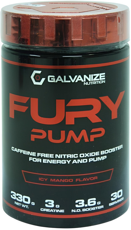 Galvanize, Fury Pump, Icy Mango Flavor, 330g, 30 Servings