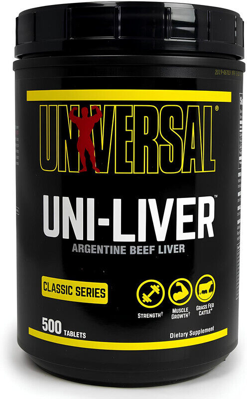 

Universal Nutrition Universal, Uni-Liver, Argentine Beef Liver, 500 Tabs, 250 Servings