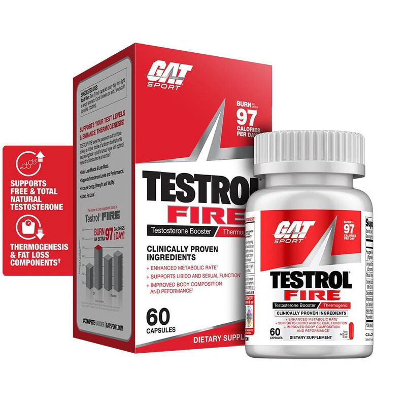 Gat Sport, Testrol Fire, 60 Tabs, 30 Servings