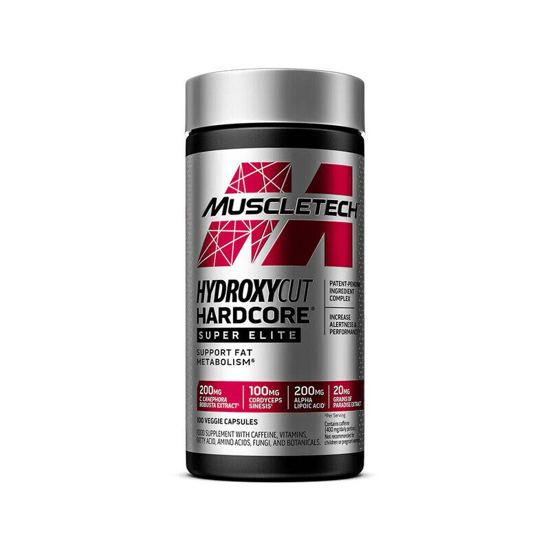 

Muscletech, Hydroxycut Hardcore Super Elite, 100 Caps, 50 Servings