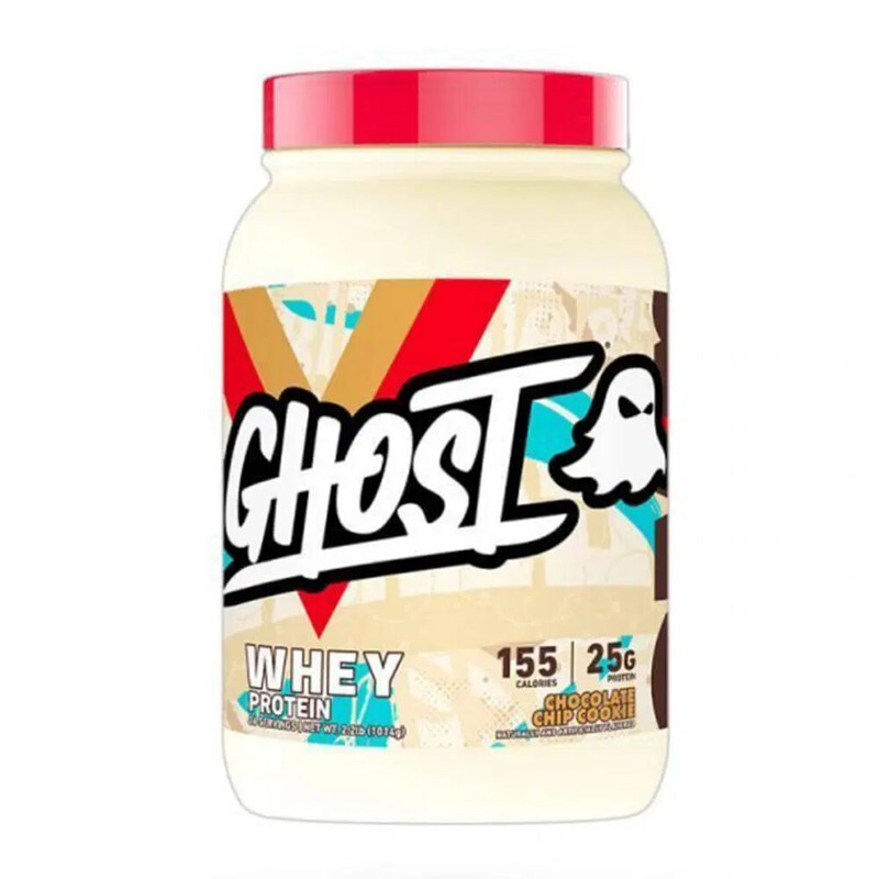 Ghost, Whey Protein, Chocolate Chip Cookie, 2.2LB, 26 Servings