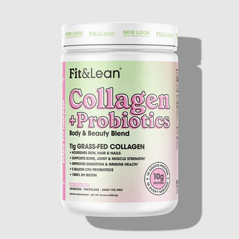 

Fit & Lean, Collagen Probiotics, 358g, 30 Servings