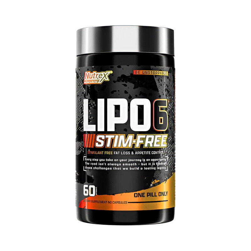 

Nutrex Research Nutrex, Lipo 6 Stim Free, Fat Loss & Appetite Control, 60 Caps, 60 Servings