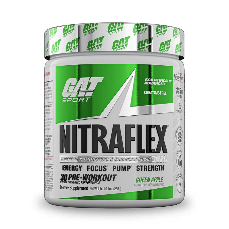 Gat Sport, Nitraflex, Green apple, 309g, 30 SV