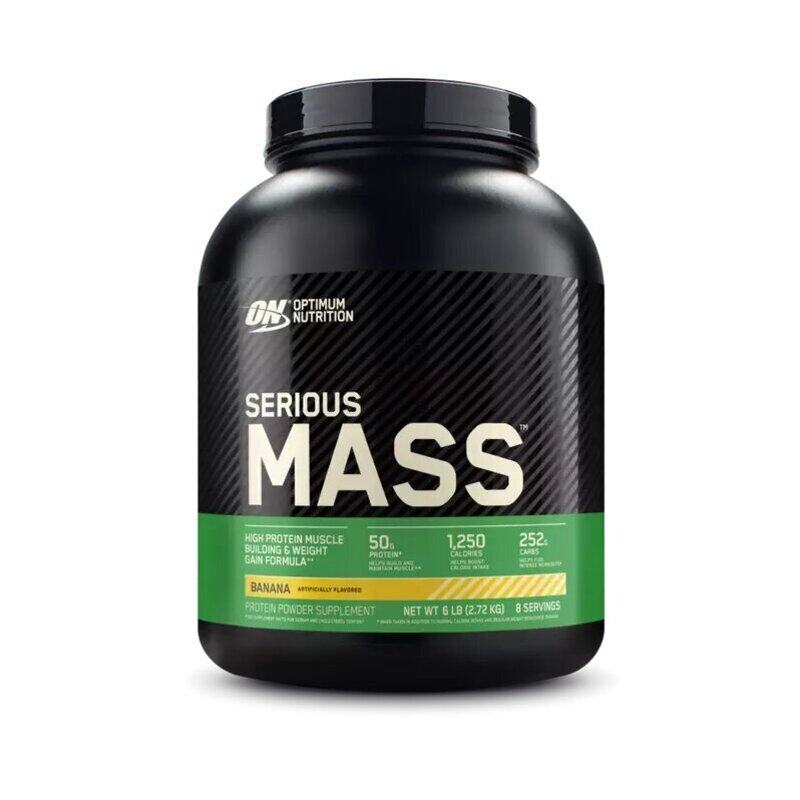 

Optimum Nutrition, Serious Mass Protein, Banana, 6LBS, 8 Servings