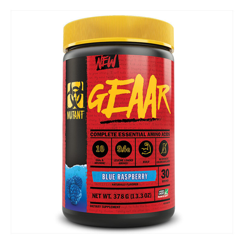 

Mutant, Geaar EAA, Blue Raspberry, 400g , 30 Servings