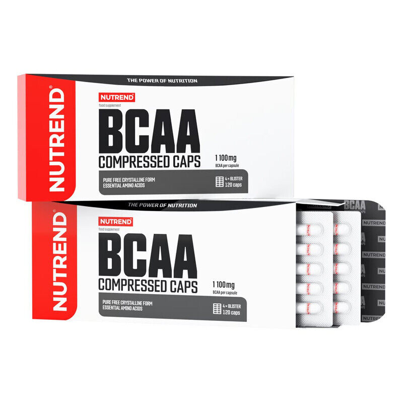 

Nutrend, BCAA Compressed Caps, 120 Caps, 20 Servings