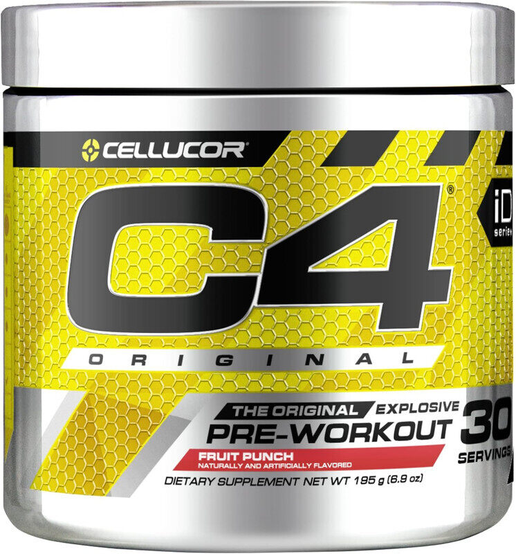 

Cellucor C4, Pre Workout, 195g, Fruit Punch, 30 Servings