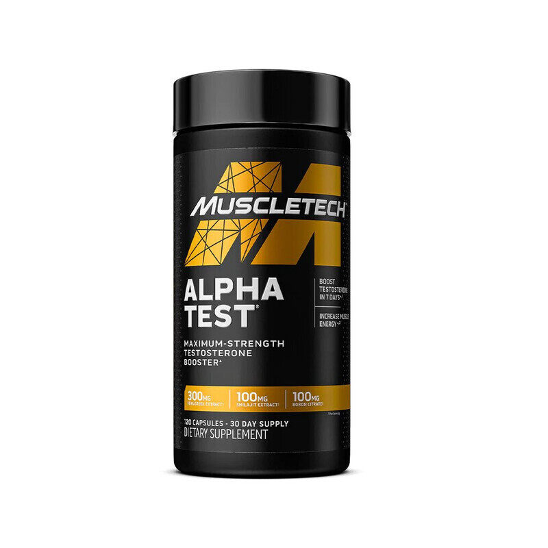 

Muscle Tech Muscletech, Alpha Test, 120 Caps