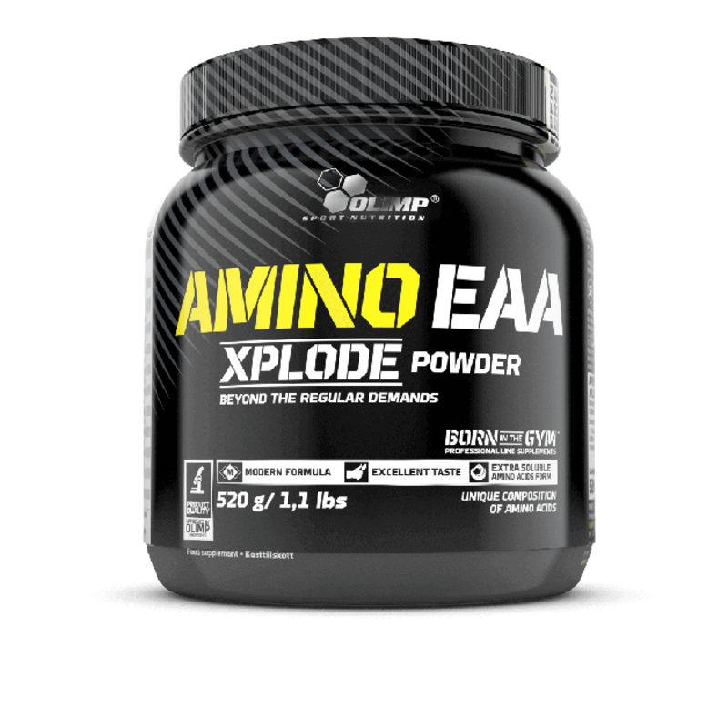 Olimp, Amino EAA, Xplode Powder, Ice Tea Peach, 520g, 43 Servings