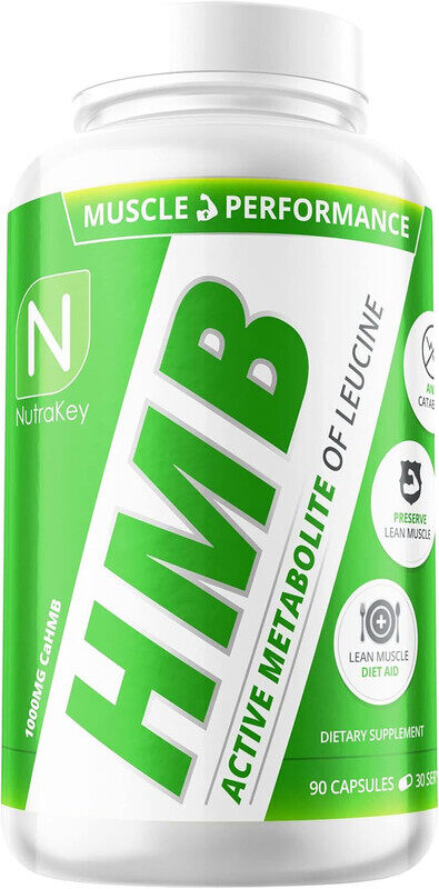 

Nutrakey, HMB, Active Metabolite of Leucine, 90 Caps, 30 Servings