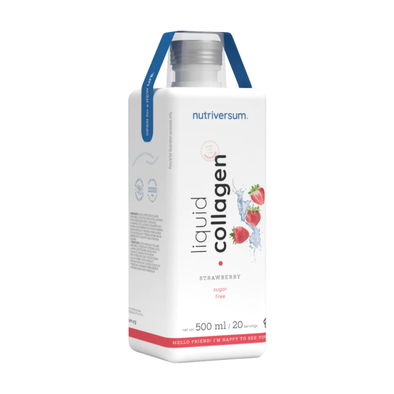 

Nutriversum, Liquid Collagen, 500ml, Strawberry, 20 Servings