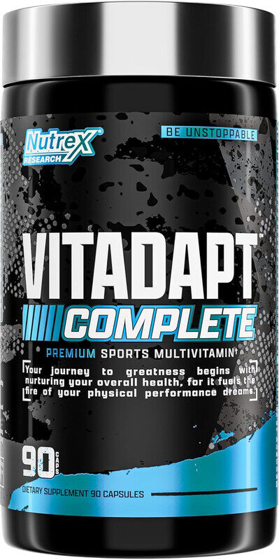 

Nutrex Research Nutrex, Vitadapt Complete, Sports Multivitamin, 90 Caps, 30 Servings