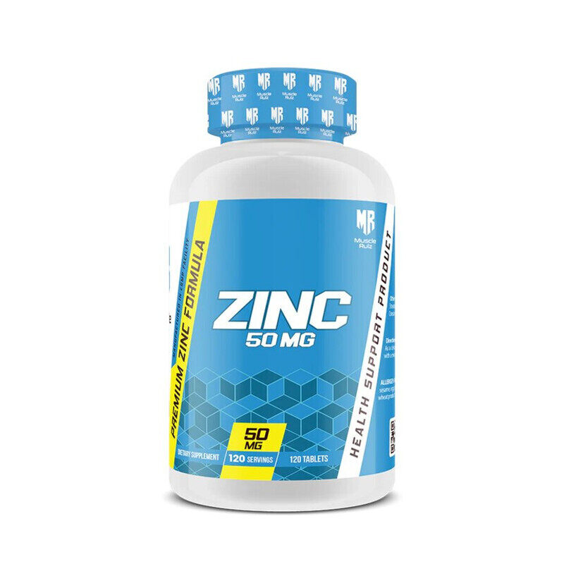 

Musclerulz, Zinc 50mg, 120 Tabs, 120 Servings