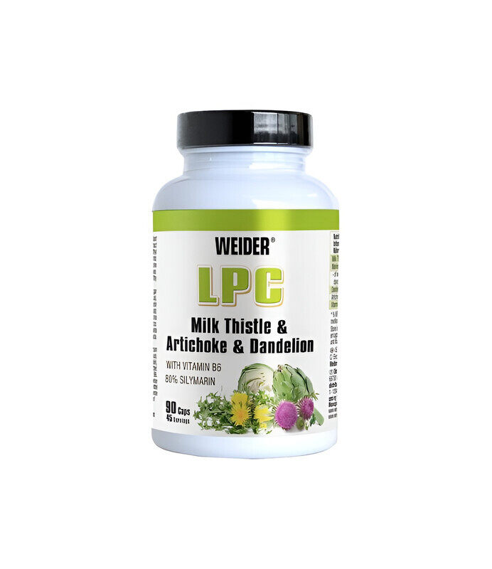 

Weider, LPC, Milk Thistle & Artichoke & Dandelion, 90 Caps, 45 Servings