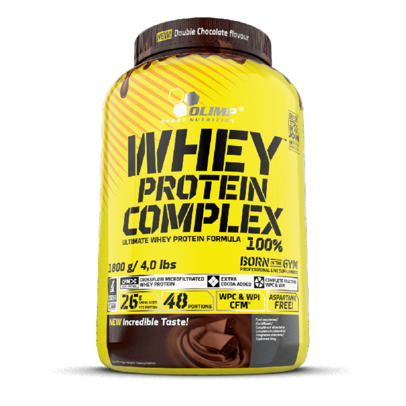 

Olimp, Whey Protein Complex, Double Chocolate, 4LBS, 48 Servings