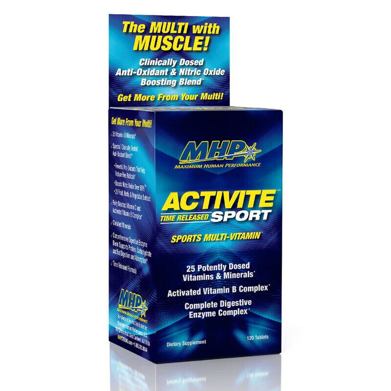 

MHP, Activite Sport, Multivitamin, 120 Tabs, 30 Servings