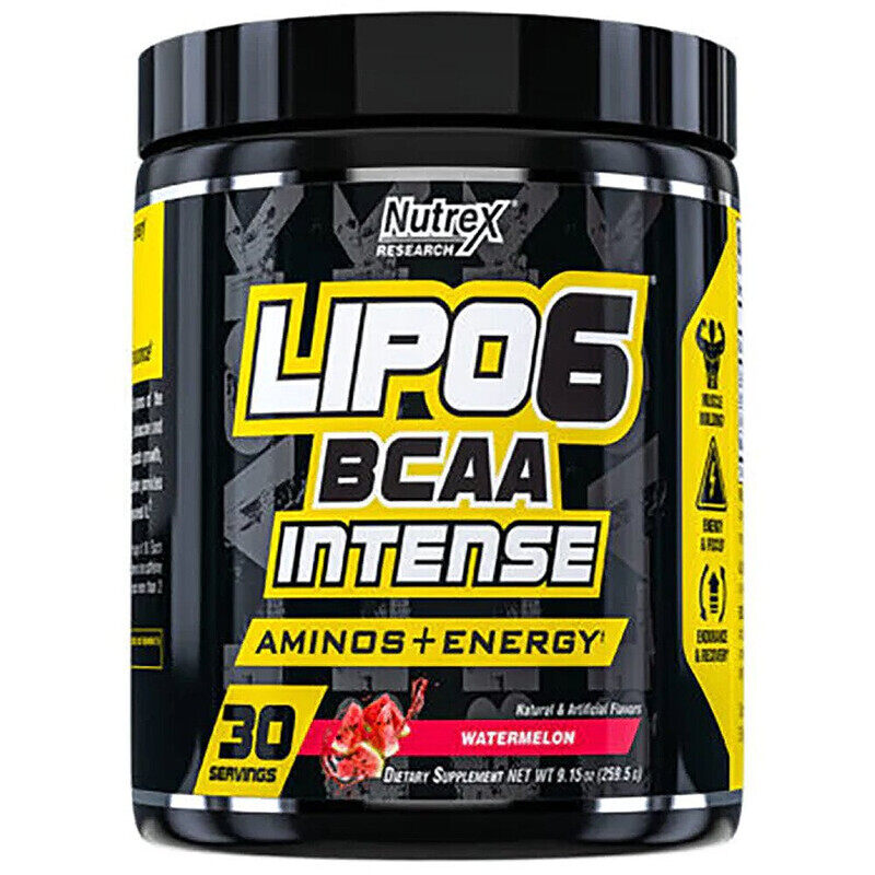 

Nutrex Research Nutrex, Lipo 6, BCAA, 260g, Watermelon, 30 Servings