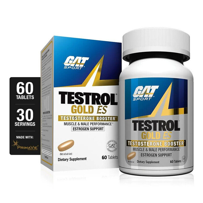 

Gat Sport, Testrol Gold ES, 60 Tabs, 30 Servings