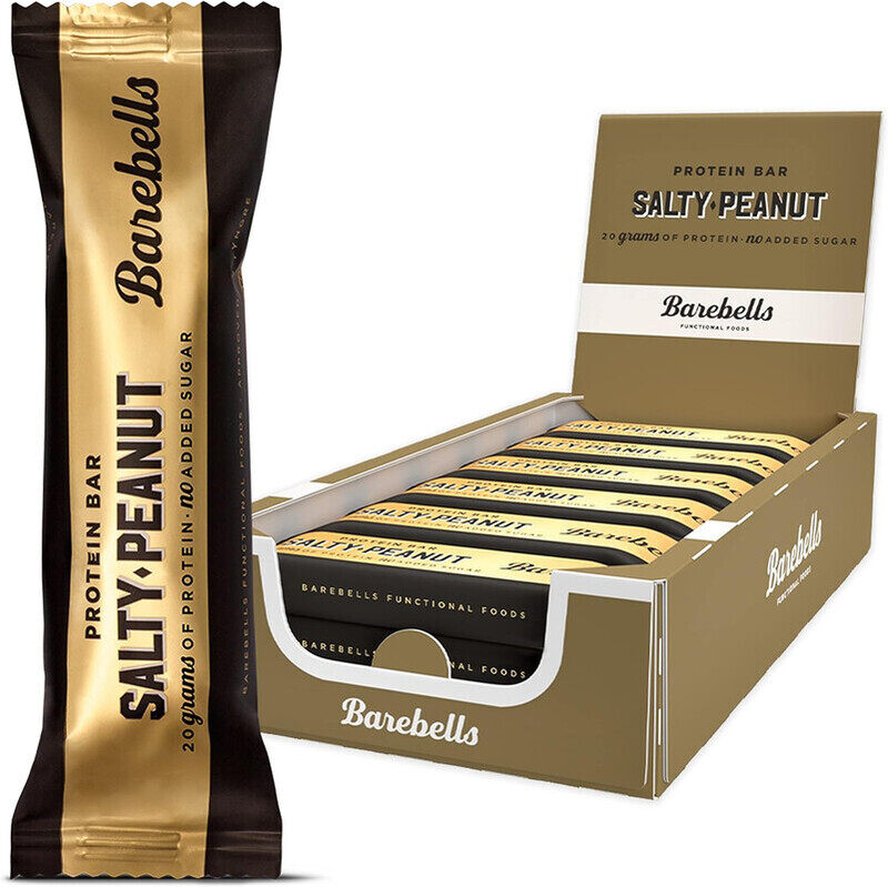 

Barebells, 20g Protein Bar, Salty Peanuts, 12x55g