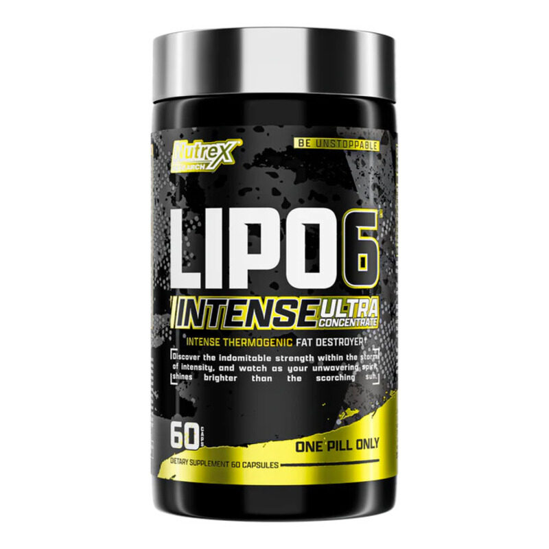 

Nutrex Research Nutrex, Lipo 6 Intense, Thermogenic Fat Burner, 60 Caps, 60 Servings