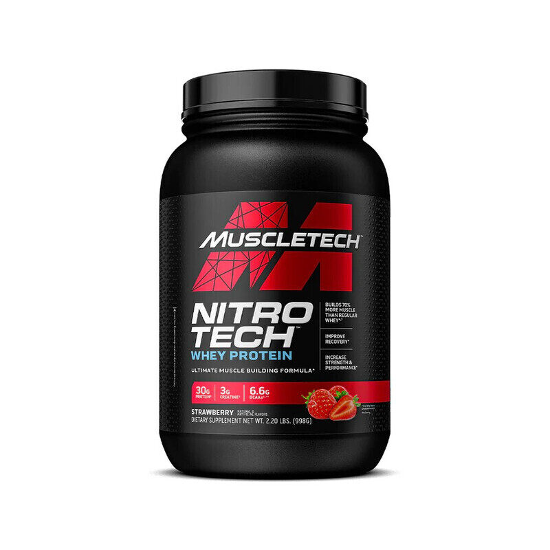 

Muscle Tech Muscletech, Nitrotech, Whey Protein, 2LB, Strawberry