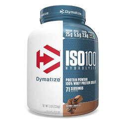 Dymatize, ISO 100, 5LB, Gourmet Chocolate, 71 Servings