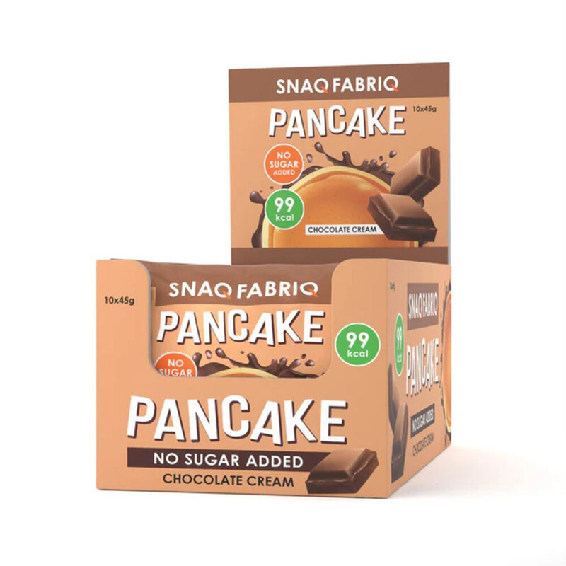 Snaq Fabriq, Pancake, Chocolate Cream, 10x45g