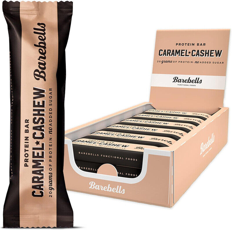 

Barebells, 20g Protein Bar, Caramel Cashew, 12x55g