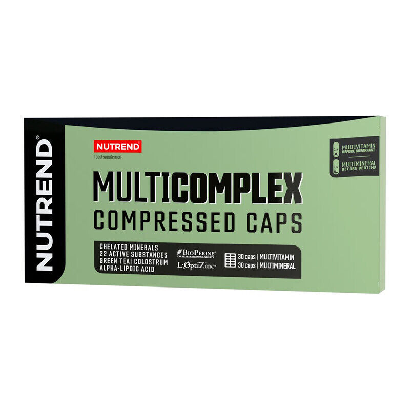 

Nutrend, Multicomplex Compressed, Vitamins N Mineral, 30 Caps, 30 Servings