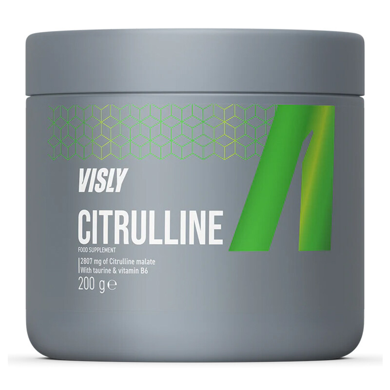 

Visly, Citrulline Malate, 200g, Lemon, 66 Servings