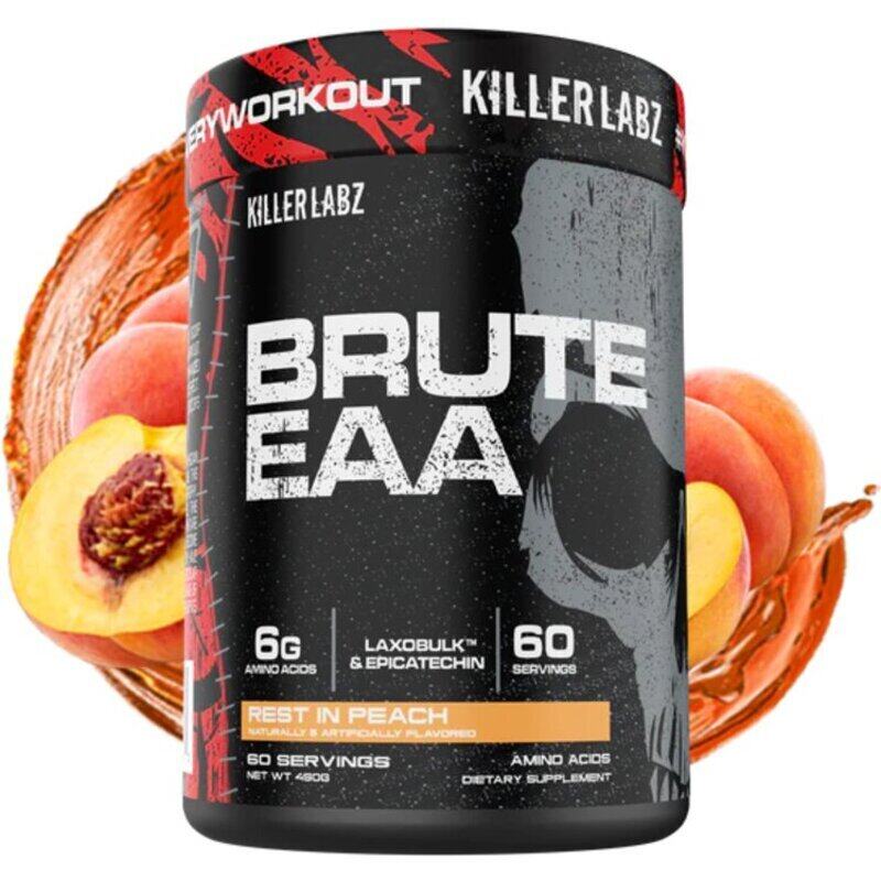 

Killer Labz, Brute EAA, Rest In Peach, 450g, 66 Servings