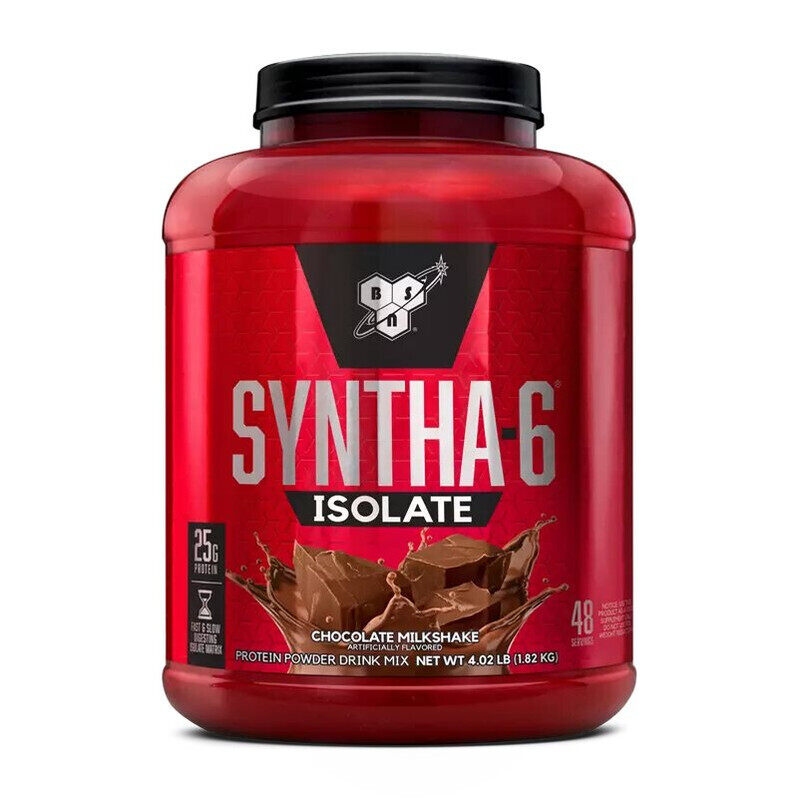 

BSN, Syntha-6, Isolate 25g Protein, Chocolate Milkshake, 4 Lbs, 48 Servings