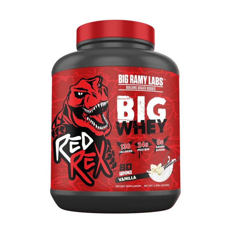 

Big Ramy Labs, Big Whey Protein, Vanilla, 4.5 Lbs, 60 Servings