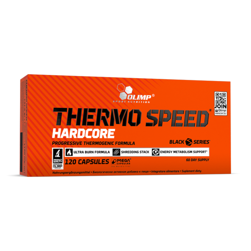 

Olimp, Thermo Speed Hardcore, Fat Burner, 120 Caps, 60 Servings