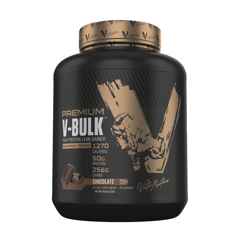 

Victor Martinez, Premium V-Bulk, High Protein Lean Gainer, 6 Lbs, Chocolate, 8 Servings