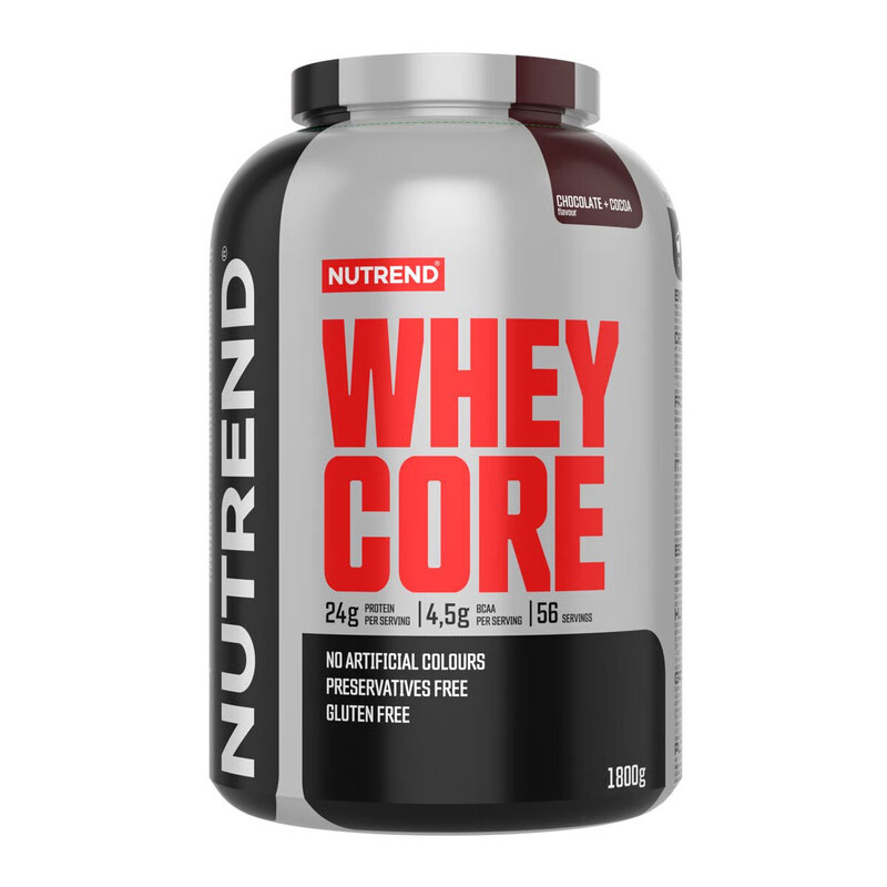 Nutrend, Whey Core Protein, 1800g, Chocolate N Cocoa, 56 Servings