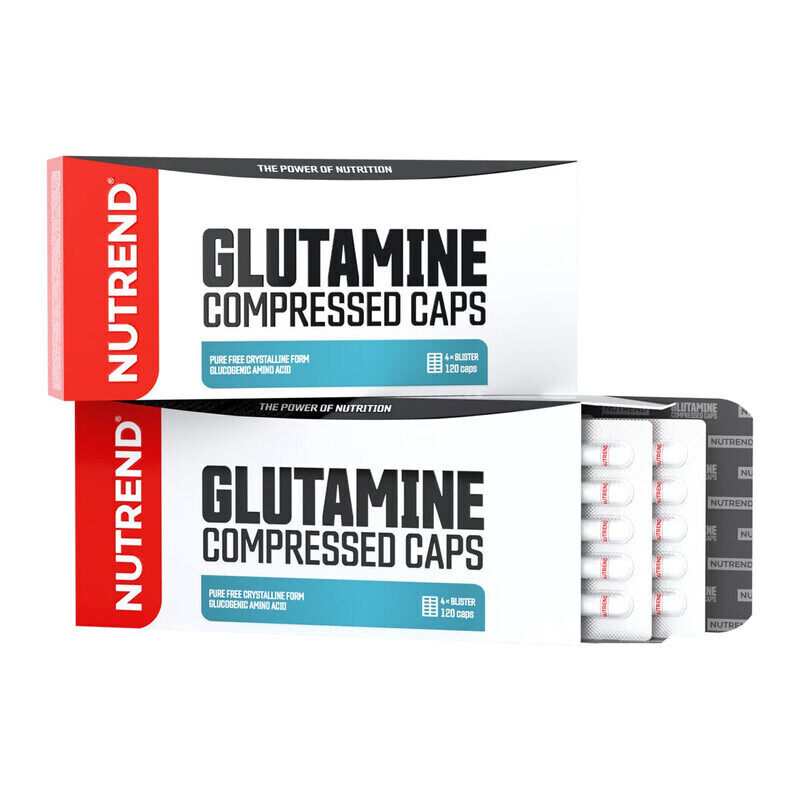 

Nutrend, Glutamine Compressed, 120 Caps, 40 Servings