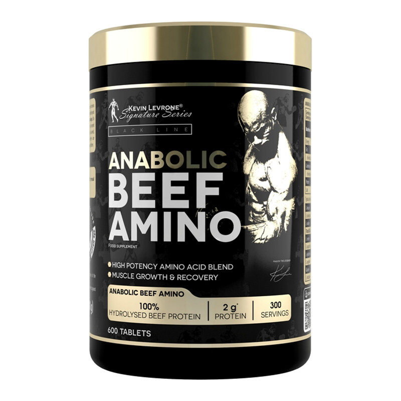 

Kevin Levrone, Anabolic Beef Amino, Supports Muscle Growth & Recovery, 600 Tabs, 300 Servings