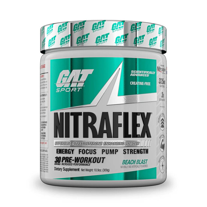 Gat Sport, Nitraflex, Beach Blast, 309g, 30 SV