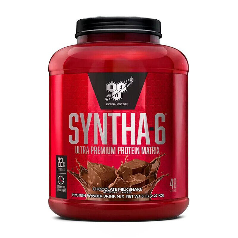 

BSN, Syntha-6, Ultra Premium 22g Protein, Chocolate Milkshake, 5 Lbs, 48 Servings