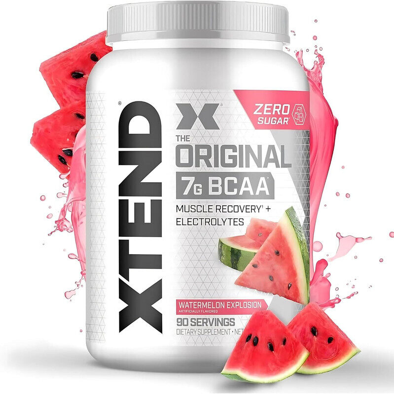 

Xtend Original, 7g BCAA, Muscle Recovery & Electrolytes, 1.13 Kg, Watermelon Explosion, 90 Servings