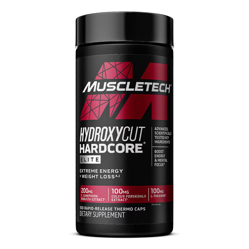 

Muscletech, Hydroxycut Hardcore Elite, 100 Caps, 50 Servings