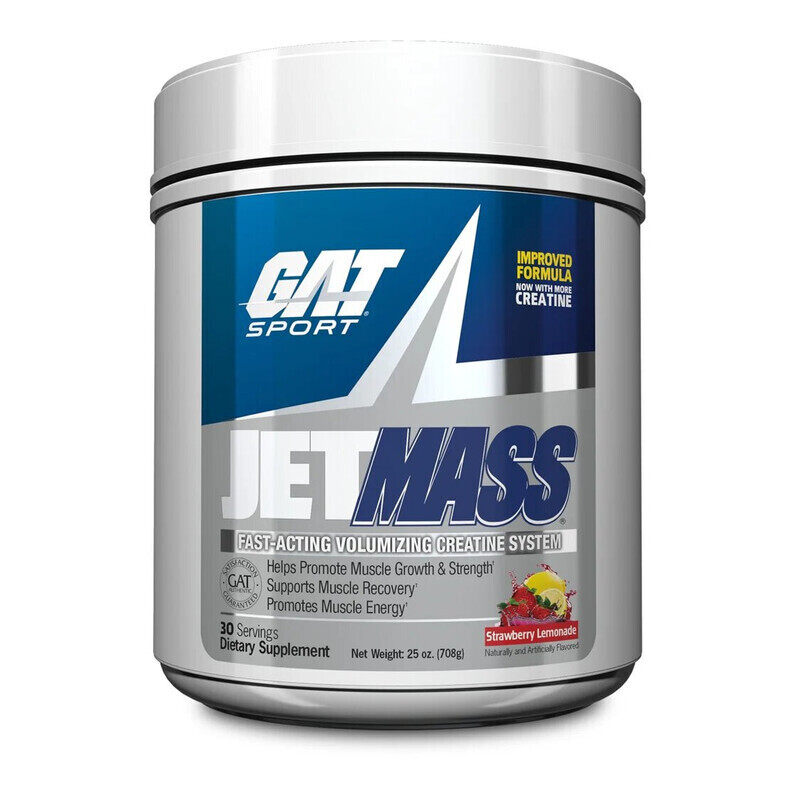 

Gat Sport, Jet Mass Creatine, Strawberry Lemonade, 750g, 30 Servings