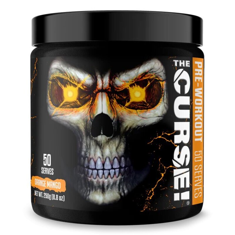 JNX Sports, The Curse, Pre Workout, 250g, Orange Mango, 50 servings