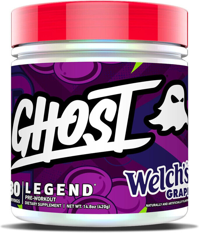 

Ghost, Legend, Pre Workout, Welch's Grape, 420g, 30 Servings