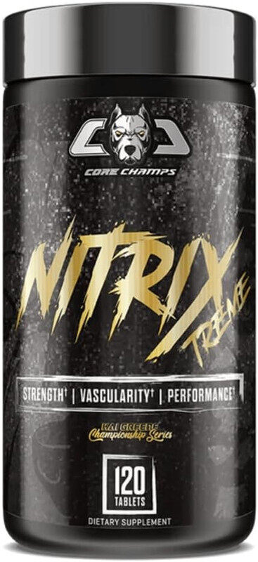 

Core Champs, Nitrix Xtreme, Energy & Muscle Pump, 120 Tabs, 30 Servings