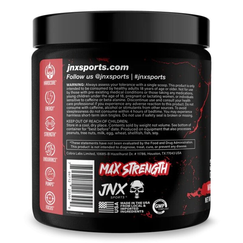 JNX Sports, The Shadow, Pre Workout, Watermelon, 291g, 30 Servings